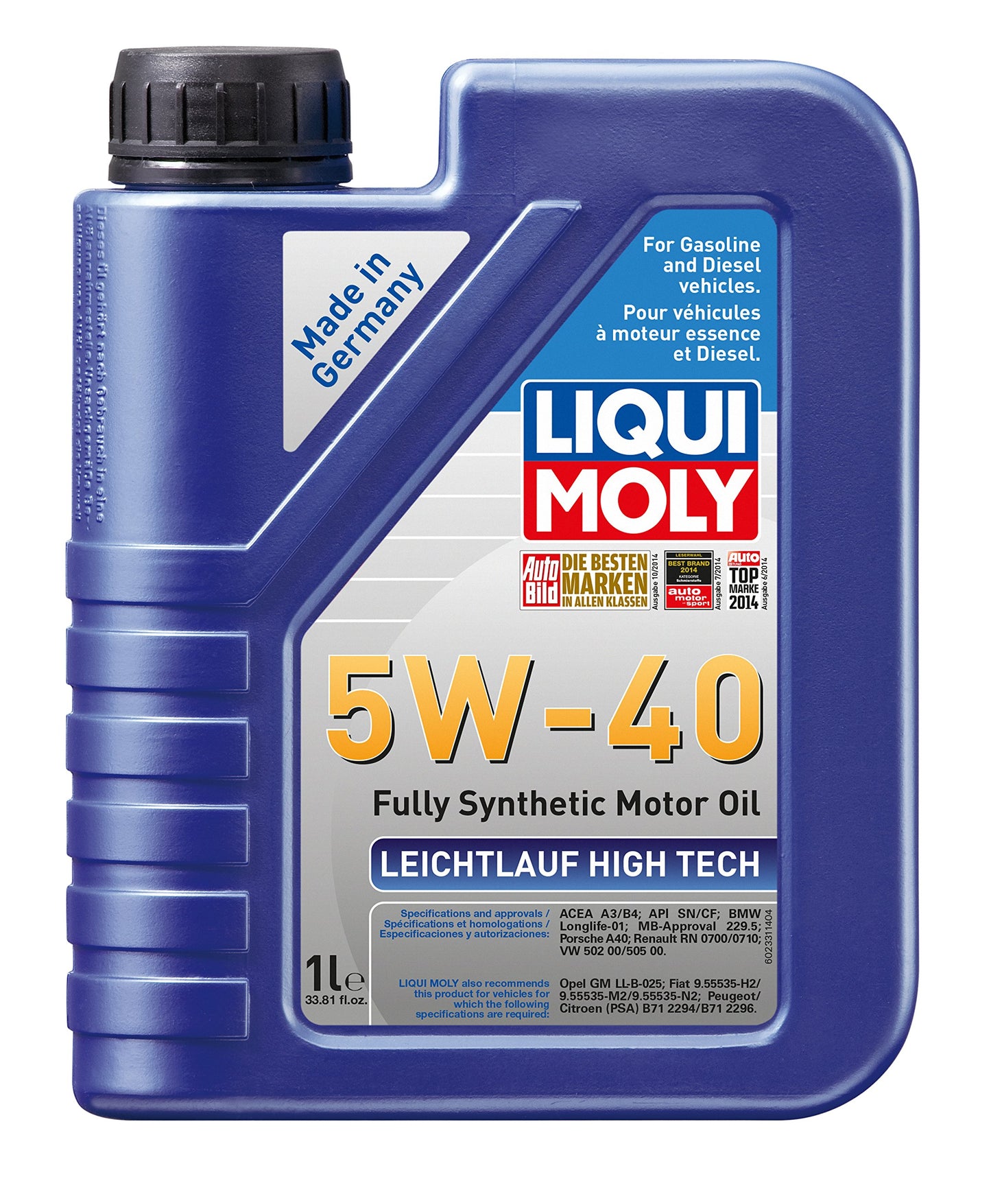 Liqui Moly 2331 Leichtlauf High Tech 5W-40 Engine Oil - 1 Liter 🍁 All In One Marketplace Canada