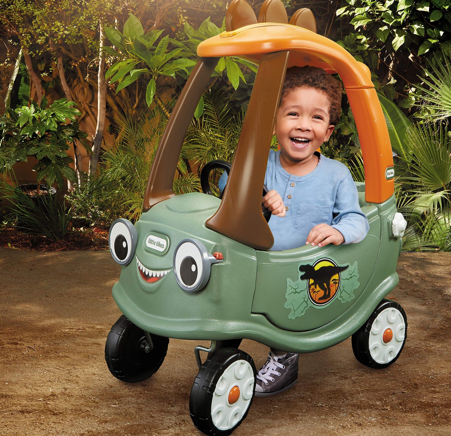 little tikes T-Rex Cozy Coupe by Dinosaur Ride-On Car for Kids, Multicolor Large 🍁 All In One Marketplace Canada Little Tikes