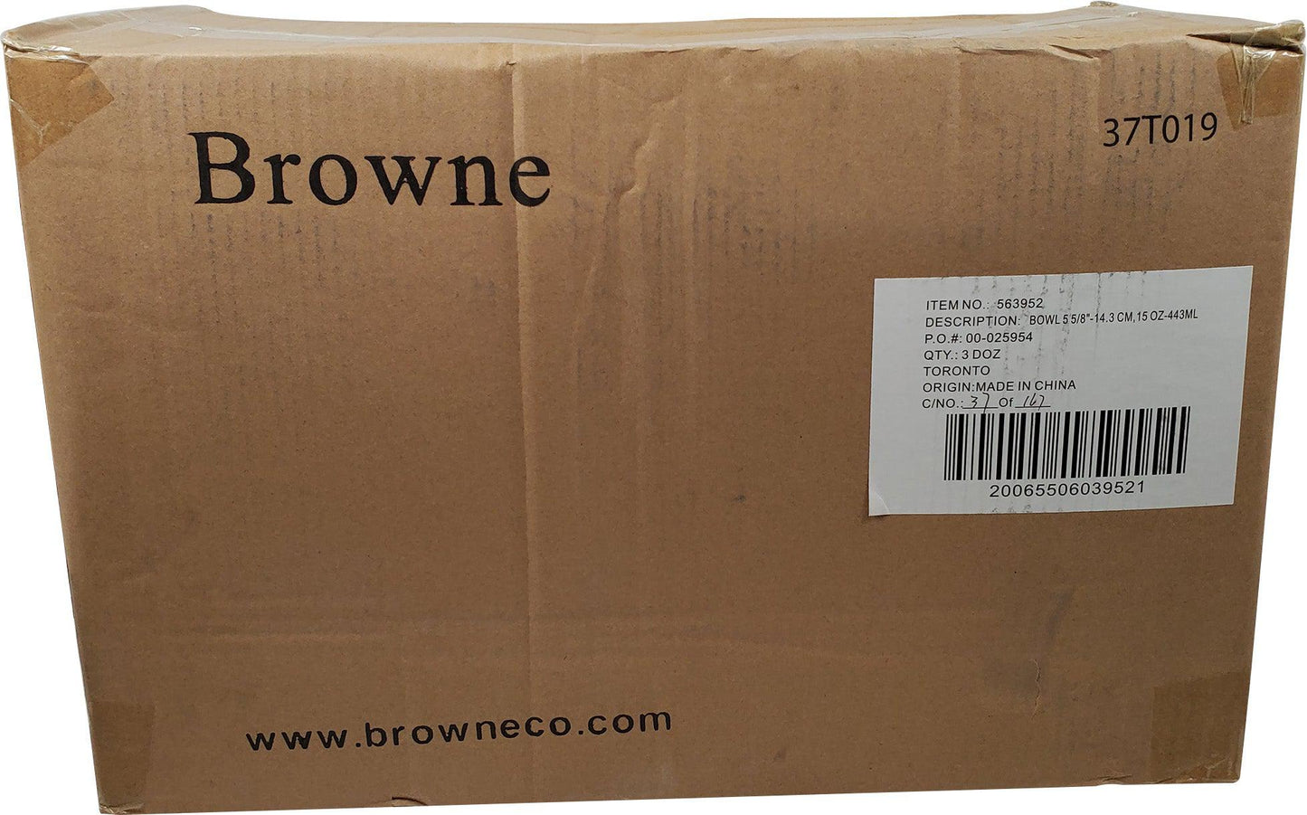 Browne - Cereal Bowl Dia 14.3cm/5.5", 443ml/15oz - 563952