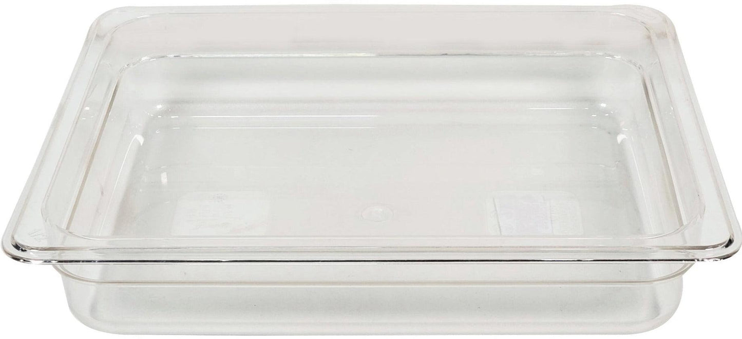 Poly Pan Clear - 1/2 x 2.5" Deep