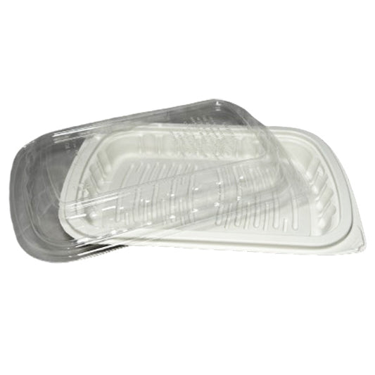 PACTIV - HALF SLAB RIB COMBO PACK WHITE 90EA