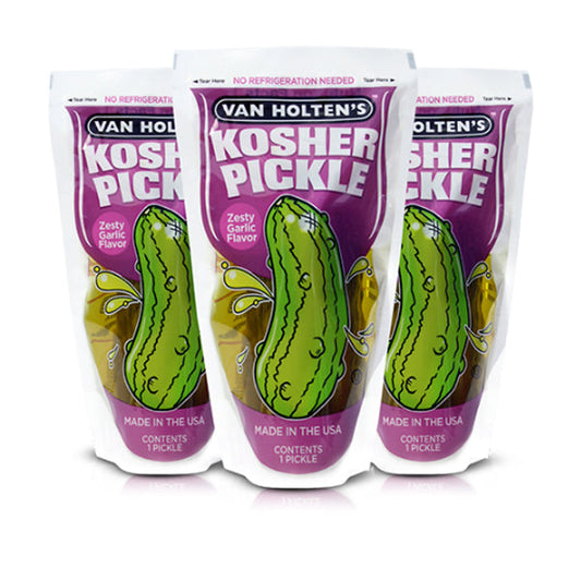 VAN HOLTENS - JUMBO PICKLE KOSHER GARLIC 12x28 GR