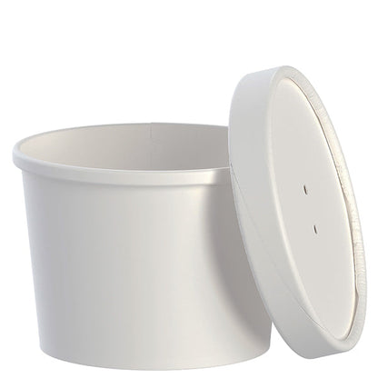 SOLO - 12oz COMBO PAPER CONTAINER WHITE 250EA