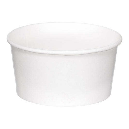 SOLO - 6oz FOOD CONTAINER WHITE 1000EA