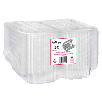POLAR PAK - DEEP LUNCH BOX 50PK