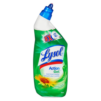 Lysol - Toilet Bowl Cleaner Action Gel Country Scent 9X710 Ml - Canadian Distribution