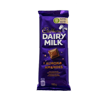 MONDELEZ - CADBURY DAIRY MILK ALMOND 24x100GR