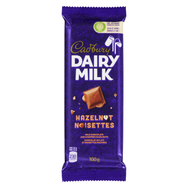 MONDELEZ - CADBURY DAIRY MILK HAZELNUT 24x100GR