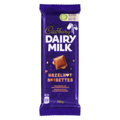 MONDELEZ - CADBURY DAIRY MILK HAZELNUT 24x100GR