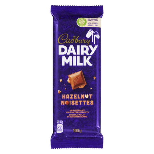 MONDELEZ - CADBURY DAIRY MILK HAZELNUT 24x100GR