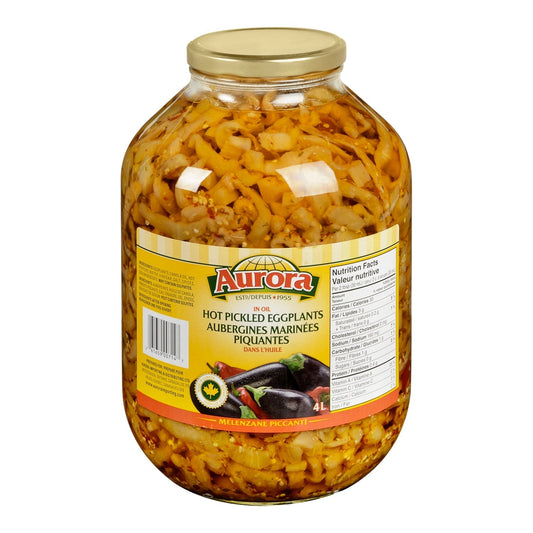 AURORA - EGGPLANT IN OIL HOT 4LT