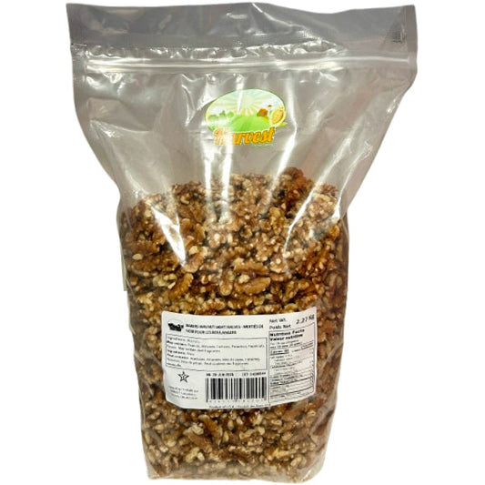 HARVEST - BAKERS WALNUT LIGHT HALVES 5LB