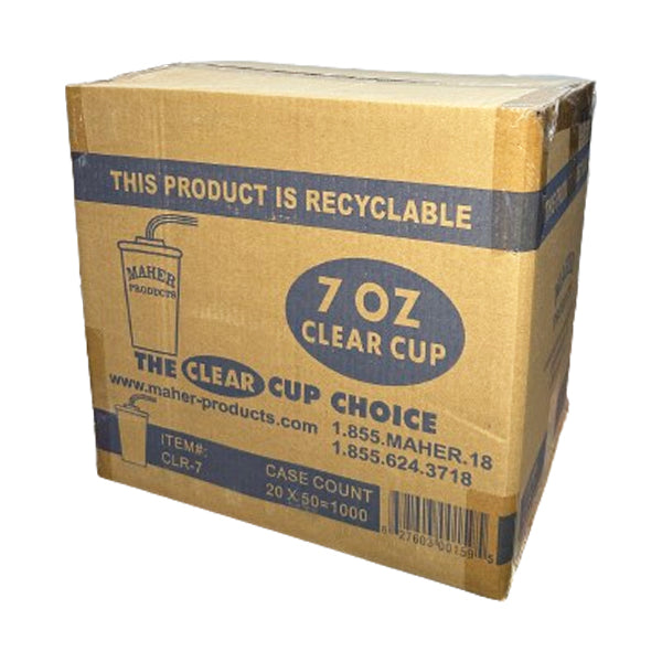 MAHER PRODUCTS - CLEAR CUP 7OZ 20x50 CT