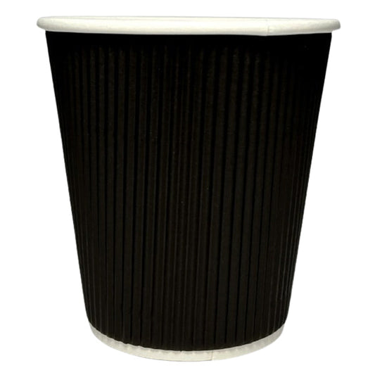MAHER PRODUCTS - 16oz BLACK RIPPLE WALL CUP 20x25 CT