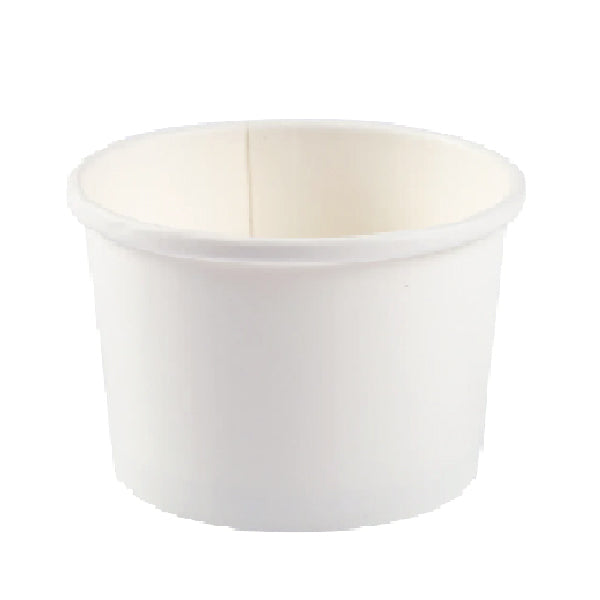 MAHER - 16oz WHITE FOOD CONTAINER DOUBLE COATED 20x25 PK