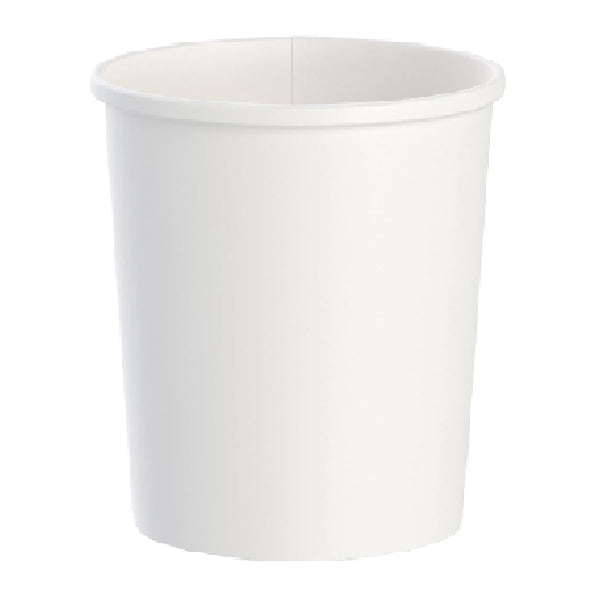 MAHER - 32oz WHITE FOOD CONTAINER DOUBLE COATED 20x25 PK
