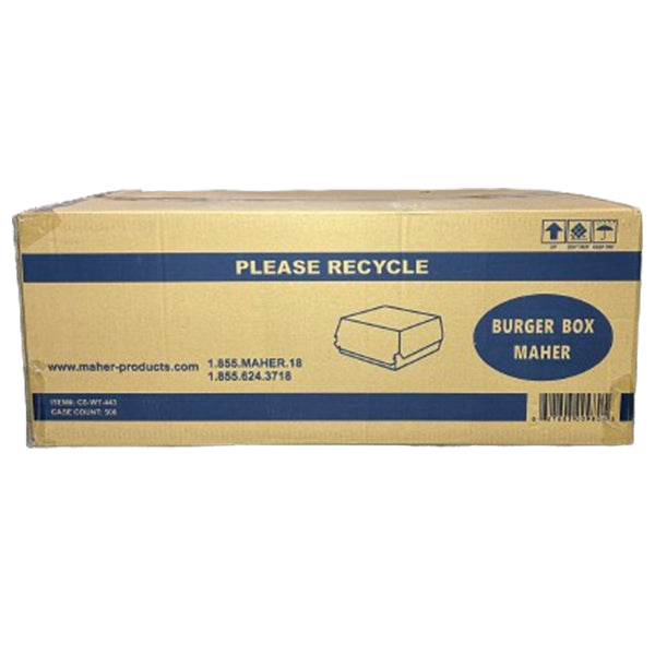 MAHER - Bol rond en bagasse 946 ml (32 oz) - Lot de 6 x 50 unités