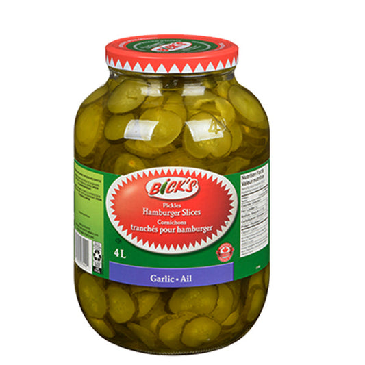 BICKS - PICKLES HAMBURGER SLICED 2x4LT