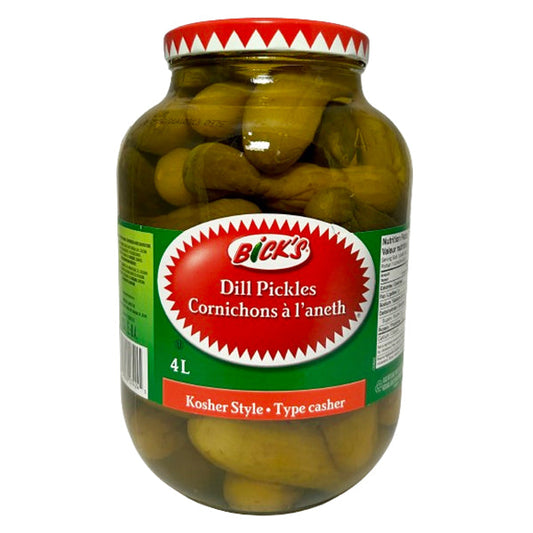 BICKS - KOSHER WHL DILL 4L 2x4LT