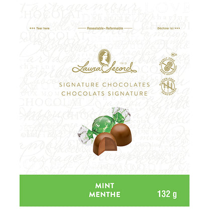 LAURA SECORD - TRUFFLES MINT CHOCOLATE SIGNATURE STAND-UP BAGS 12x132 GR
