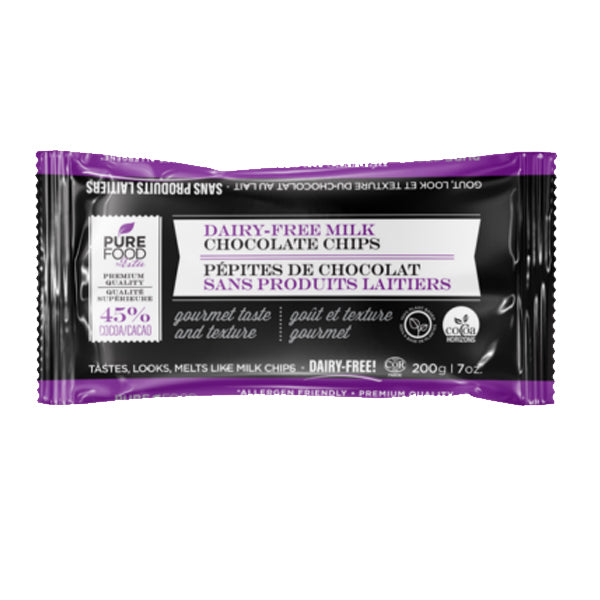 PURE FOOD BY ESTEE - MILK FREE CHOCOLATE CHIPS 8x7 OZ