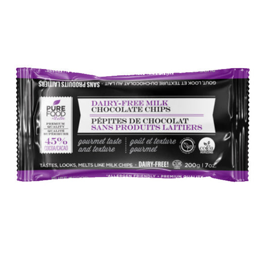 PURE FOOD BY ESTEE - MILK FREE CHOCOLATE CHIPS 8x7 OZ