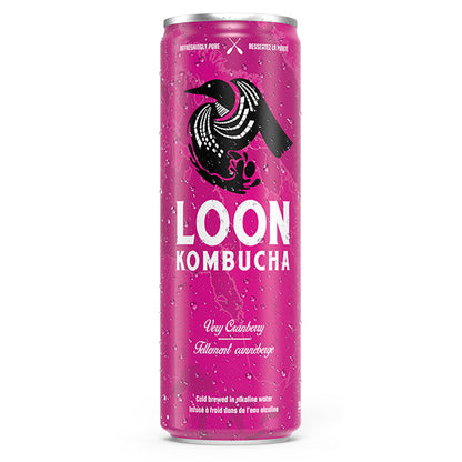 LOON KOMBUCHA - VERY CRANBERRY 12x355 ML