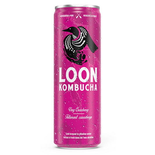 LOON KOMBUCHA - VERY CRANBERRY 12x355 ML