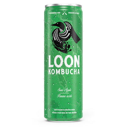 LOON KOMBUCHA - SOUR APPLE 12x355 ML