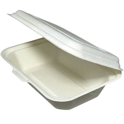 NEW WAVE - 7x5x3 SUGARCANE & BAMBOO CLAMSHELL 4x125 EA