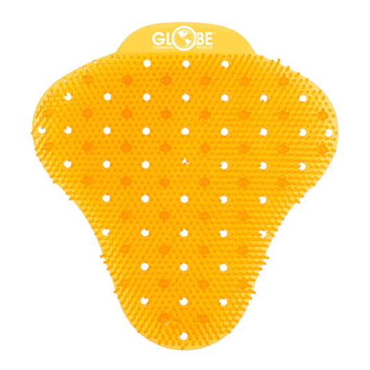 Globe - Aquos Orange Mango  Heavy-Duty Anti-Splash Urinal Screens 6X2 Un - Canadian Distribution