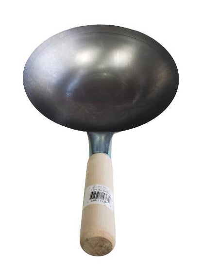 Chinese Wok - Wood Handle - 12"