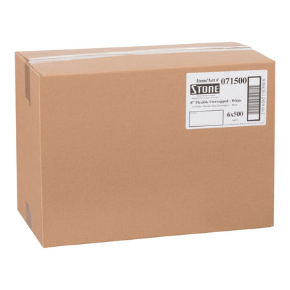 STONE - STRAW 8" FLEX UNWRAPPED 6x500 EA