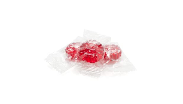 Yupik Original Barley Sugar Candies, 1 kg, Individually Wrapped Bright Red Hard Candies, Fat-Free, Low-Calorie, Perfect for Snacking, Gifting, & Halloween Treats