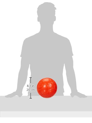 Jolly Pets SB08 OR 8-Inch Jolly Soccer Ball Orange, Large/X Large
