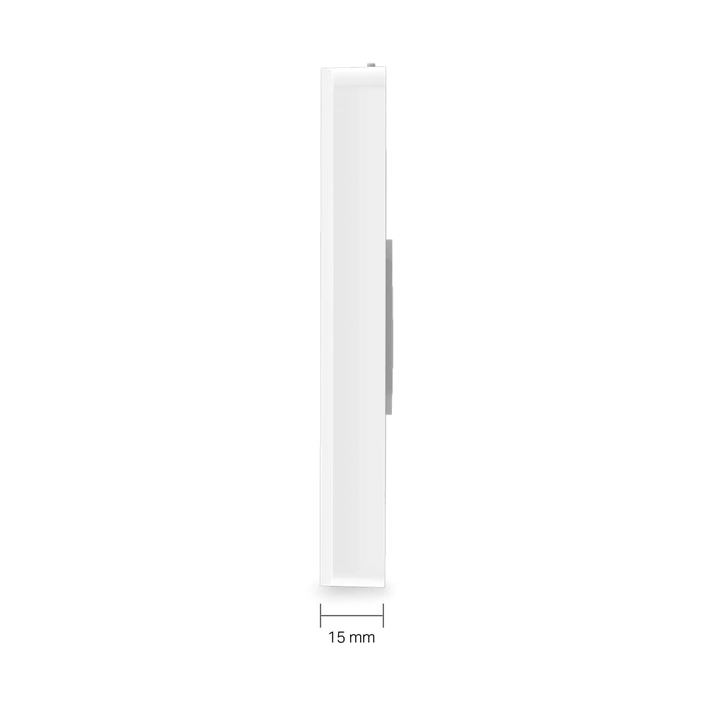 Omada EAP615-Wall, WiFi 6 AX1800 in-Wall Wireless Gigabit Access Point