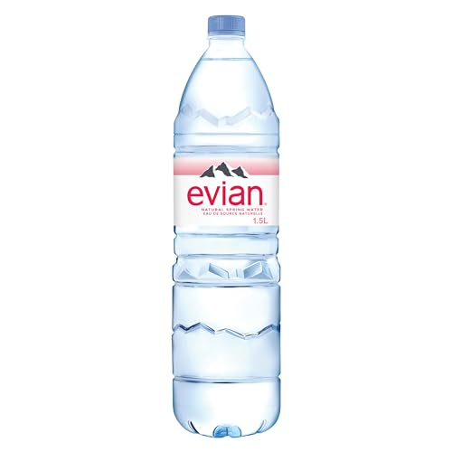 Evian Natural Spring Water 12 Pack × 1.5 L Bottles