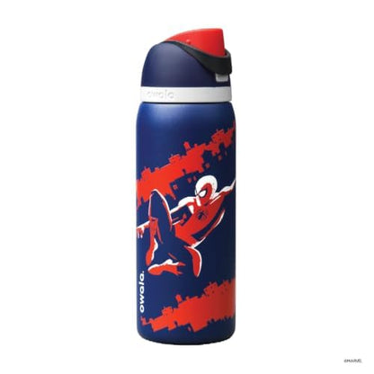 Marvel Owala FreeSip Insulated Stainless Steel Water Bottle with Straw, BPA-Free Sports Water Bottle, Great for Travel, 32 Oz, Swing of Things