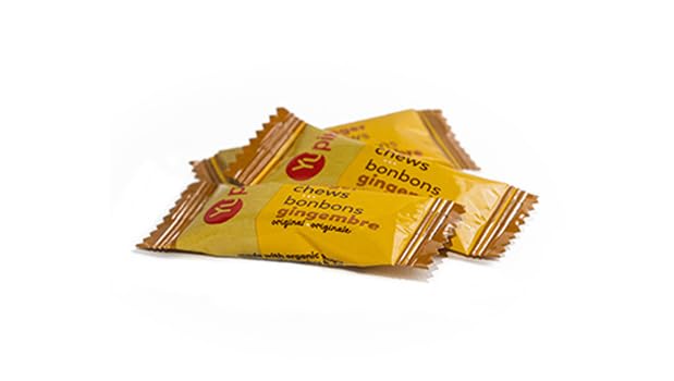 Yupik Ginger Chews - 1 kg Individually Wrapped Soft & Chewy Candy with Real Ginger