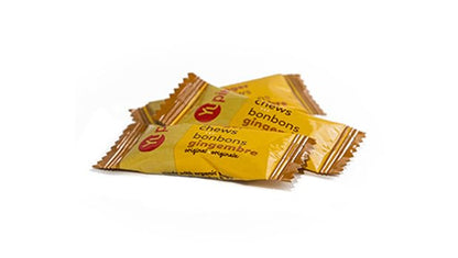 Yupik Ginger Chews - 1 kg Individually Wrapped Soft & Chewy Candy with Real Ginger