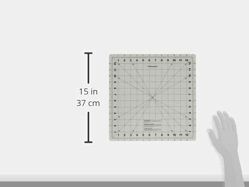Fiskars 14" x 14" Rotating Self Healing Cutting Mat for Fabric Squares