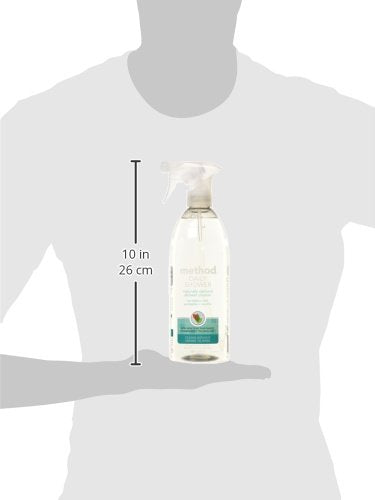 Method Daily Shower Cleaner Spray, Plant-Based & Biodegradable Formula, Spray and Walk Away - No Scrubbing Necessary, Eucalyptus Mint Scent, 828 ml Spray Bottles, 8 Pack, Packaging May Vary