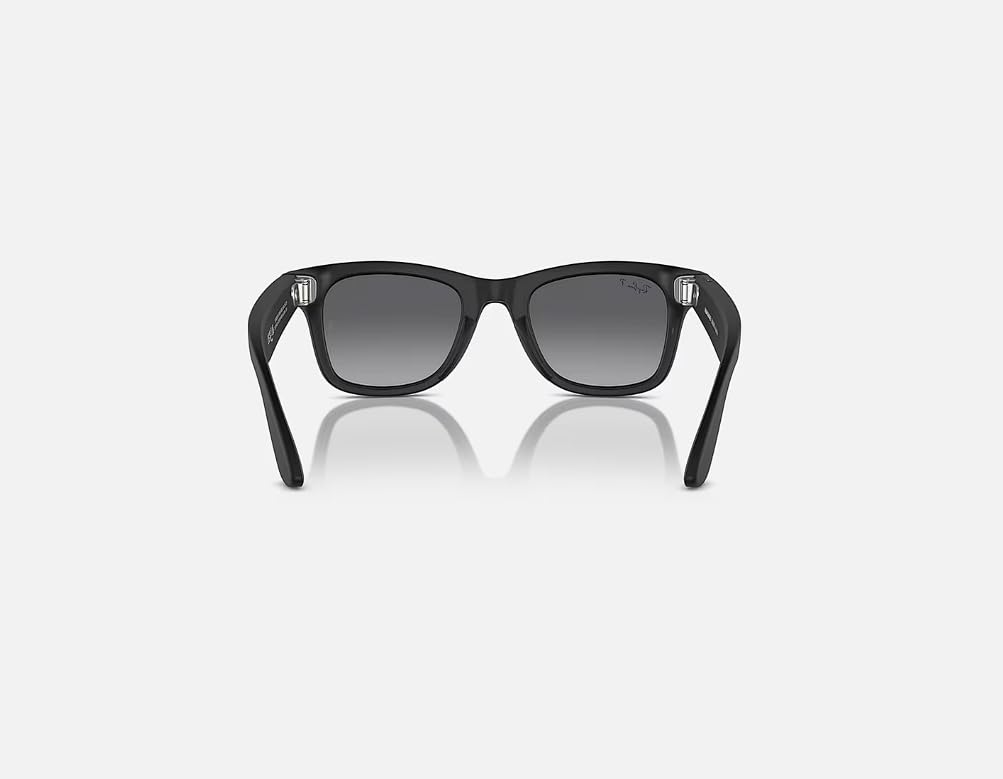 Ray-Ban Meta Glasses, Wayfarer - Matte Black/Polarized Gradient Graphite Meta