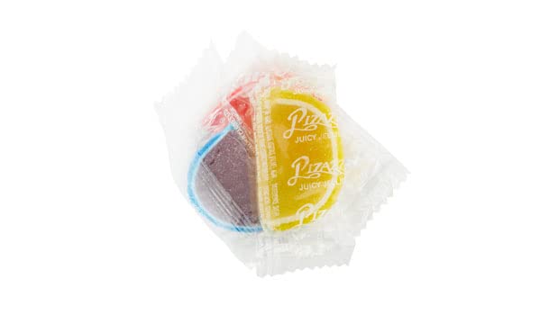 Tranches de gelée aux fruits emballées Yupik, 1 kg, sans gluten, bonbons emballés individuellement, saveurs fruitées, enrobage sucré, collations délicieuses, idéal pour offrir, Halloween et fêtes