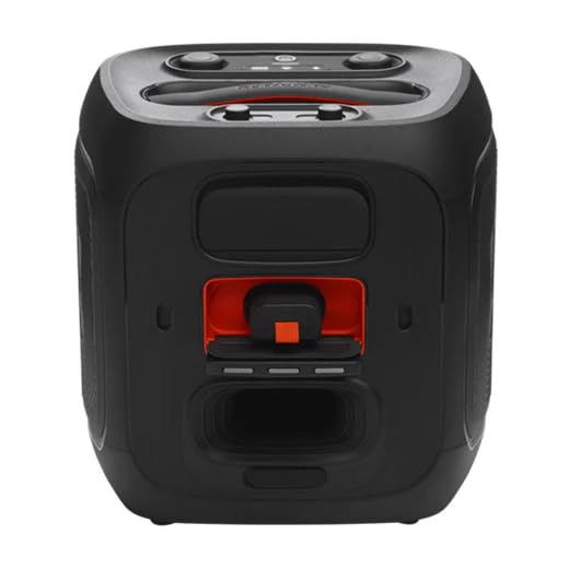 JBL PartyBox Encore 2 (with 2 Mics) - Portable Party Speaker with Two Digital Wireless Mics, 100W Powerful Sound, AI Sound Boost, Auracast-Enabled, Dynamic Light Show, and IPX4 Splash Proof - Black