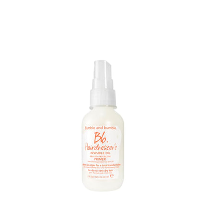 Bumble and bumble. Hairdresser's Invisible Oil Heat/UV Protection Leave-In Conditioner Hair Primer | Hydrating, Anti Frizz, Color Safe | Straight, Coily | With Argan Oil + Coconut Oil, 60 ml Bumble and bumble