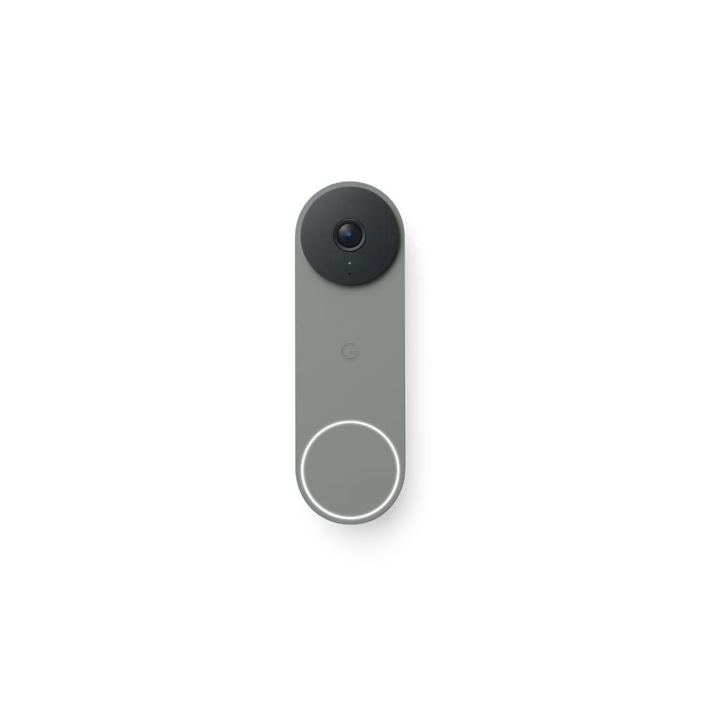 Google Nest Doorbell (Wired, 3rd gen) - 2K Video and Gemini - Hazel - Available at All In One Marketplace Canada