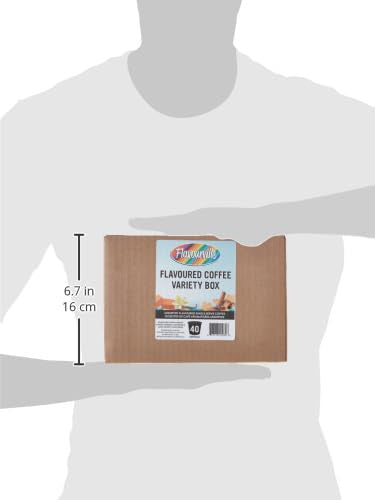 Flavourville Flavoured Single Serve Coffee Variety Box, 40 Pack