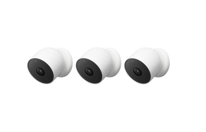Google Nest Cam (Outdoor or Indoor, Battery) - 3-Pack
