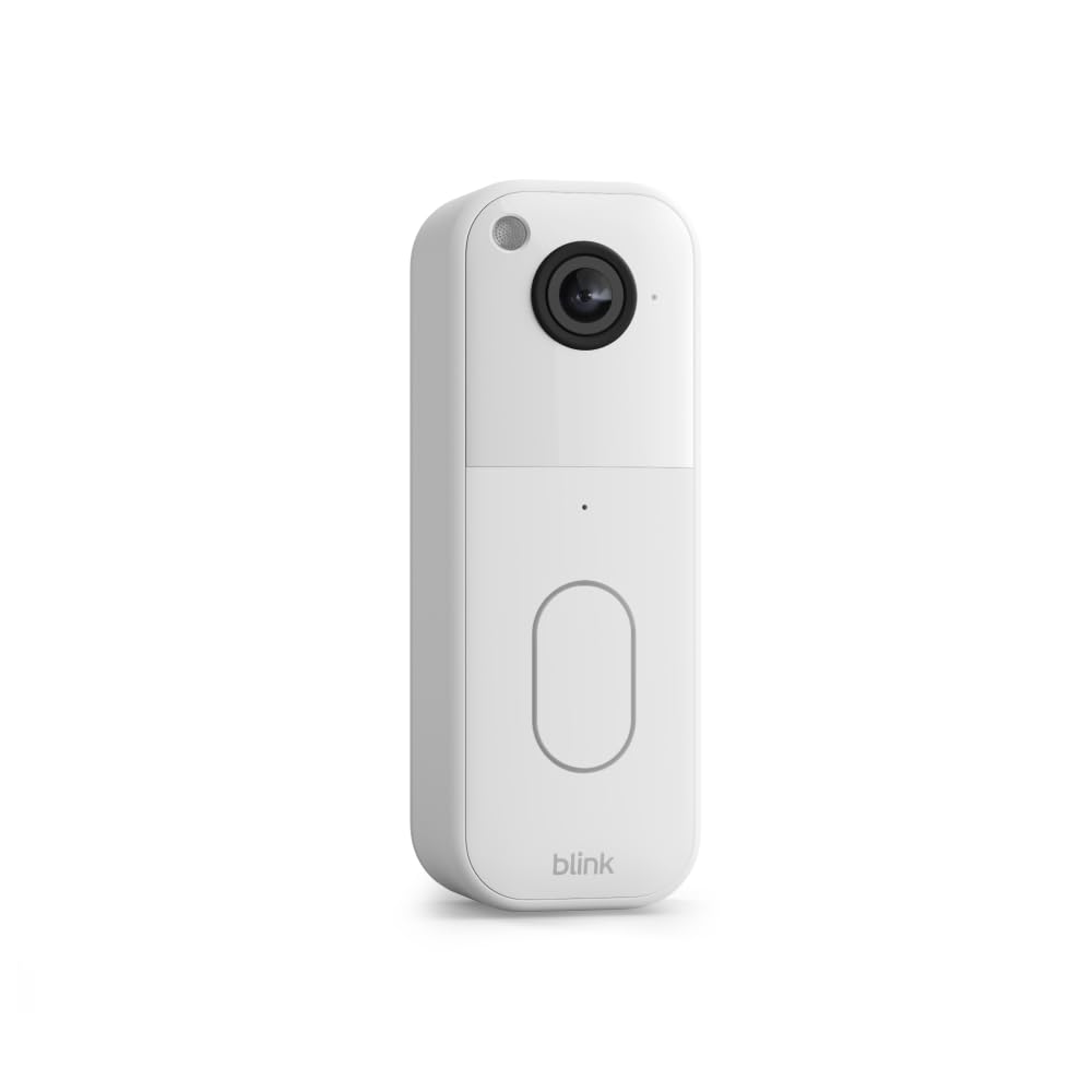 Blink Video Doorbell – Head-to-toe HD view, two-year battery life, and simple setup. Required Sync Module not included – Add-On (White) - Available at All In One Marketplace Canada